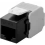Conector de red keystone DS-IT CAT6a UTP - sin herramientas - negro (DS-KC-UTP6A-TL-1)