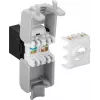 Conector de red keystone DS-IT CAT6a UTP - sin herramientas - negro (DS-KC-UTP6A-TL-1)