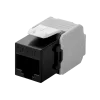 Conector de red keystone DS-IT CAT6a UTP - sin herramientas - negro (DS-KC-UTP6A-TL-1)