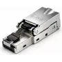 Conector RJ45 DSIT S/FTP CAT7 sin herramientas para cable flexible