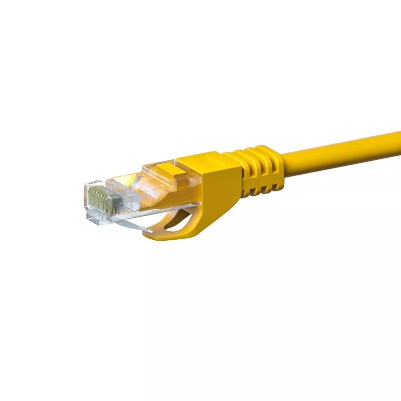 Cable de red DSIT CAT5e U/UTP 50m amarillo 100% cobre