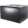 Armario de servidor DSIT 4U para montaje en pared con puerta metálica 600x450x280mm