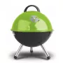FIELDMANN FZG 1000G Barbacoa de carbón, 44 cm parrilla cromada, cuerpo de acero esmaltado, soporte de tres patas, recogedor de cenizas extraíble, Negro