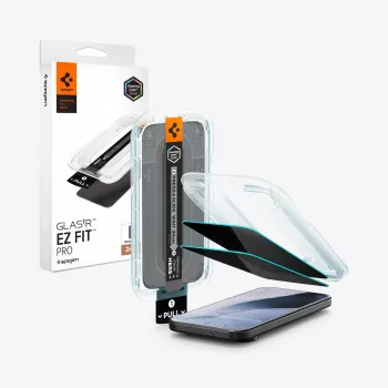 Spigen GLAS.tR EZ Fit Pro AC Privacy Lámina protectora de pantalla pack de 2 para Google Pixel 9 Pro XL / 10 Pro XL / 11 Pro XL