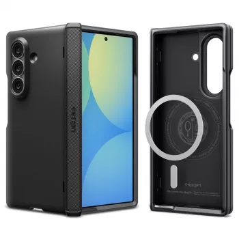 Spigen Slim Armor Pro MagSafe Funda para Samsung Galaxy Z Fold 8 Ultra Negro