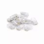 DSIT CAT5e UTP Conector macho RJ45 para cables flexibles y sólidos, pack de 10