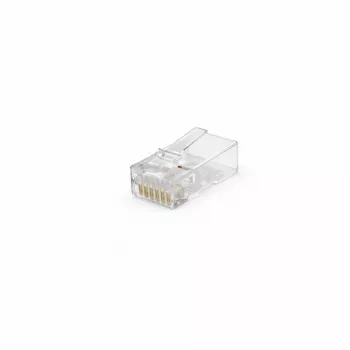 DSIT CAT5e UTP Conector macho RJ45 para cables flexibles y sólidos, pack de 10