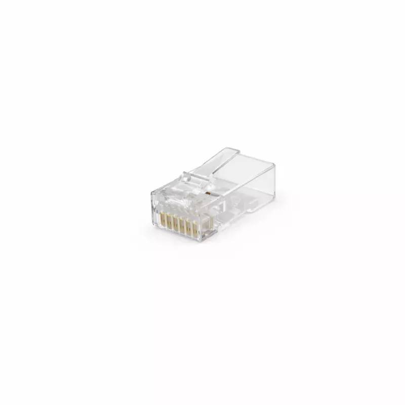 DSIT CAT5e UTP Conector macho RJ45 para cables flexibles y sólidos, pack de 10