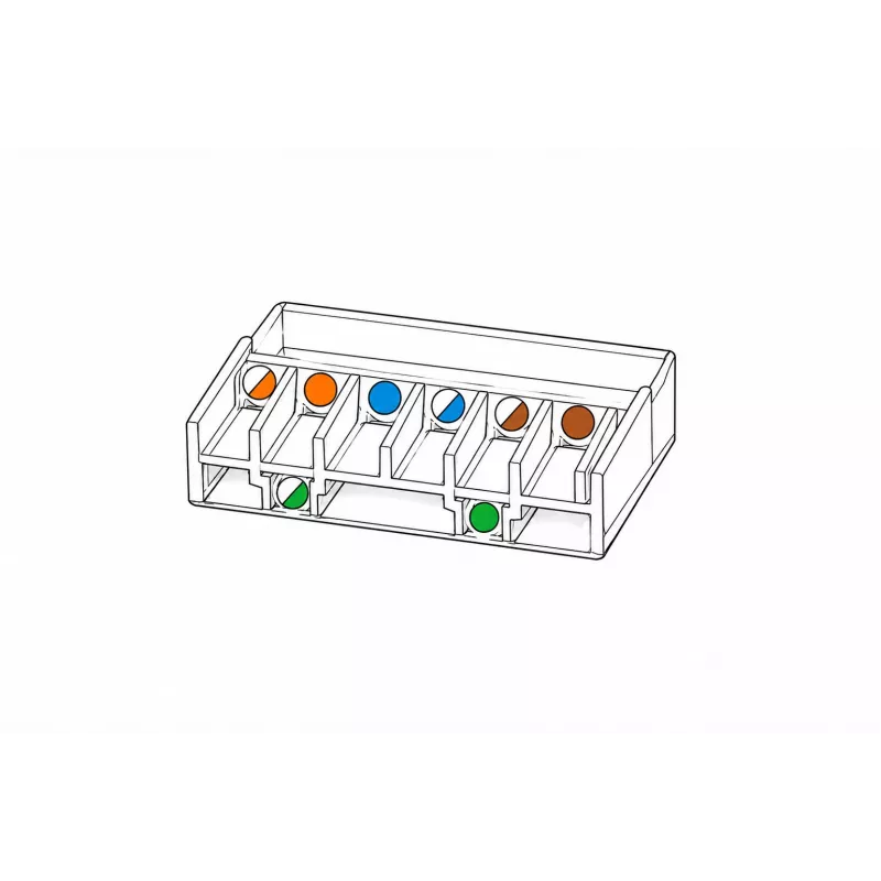 DSIT UTP RJ45 CAT6a Conector de red para cables flexibles - pack de 10