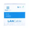 DSIT CAT5e Cable de red exterior U/UTP AWG 26/1 Flexible 100m Negro