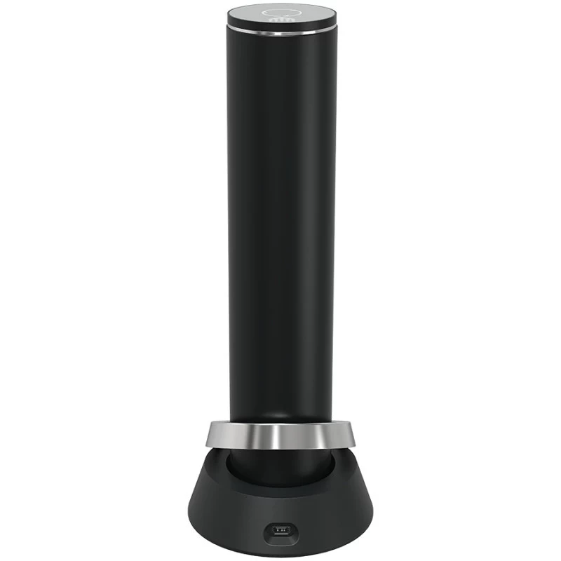 Prestigio Maggiore abridor de vino automático, negro/plateado (PWO104SL)