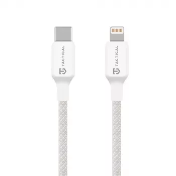 Cable de USB-C a Lightning Tactical Stitch Thread, blanco