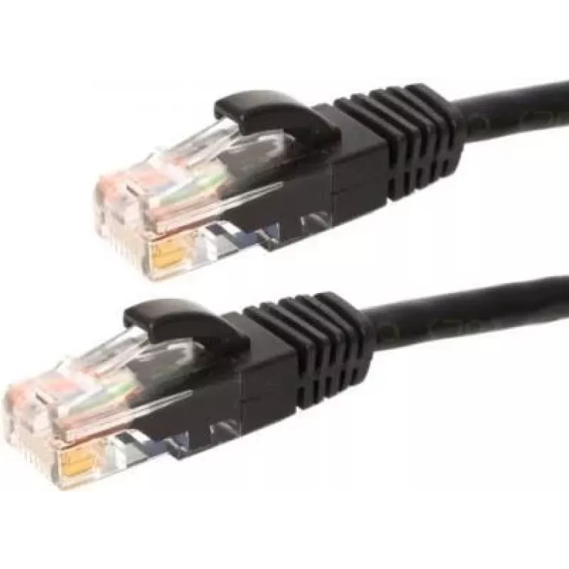 DSIT CAT6a Cable de red 100% cobre - U/UTP - 7,5 m - Negro