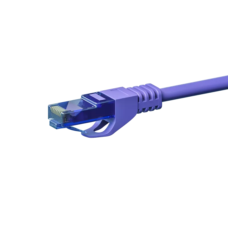 DSIT Cable de red CAT6a 100% cobre - U/UTP - 30 metros - violeta (DC-U6A8-300)