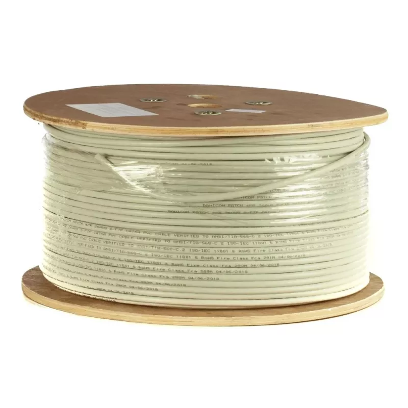 DSIT DANICOM CAT6A Cable 100% cobre U/UTP 305m de conductor sólido - LSZH (Cca) (DC-UTP6A-305S-CCA)