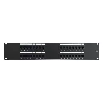 DSIT Panel de parcheo Cat6 UTP de 19