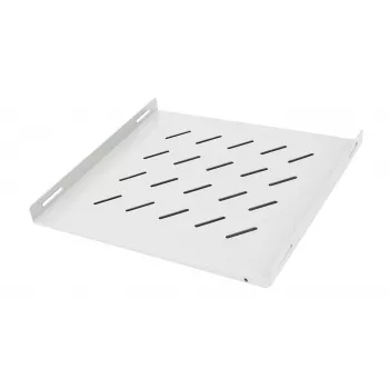 DSIT Baldas fijas para armarios de servidores exteriores de 800 mm de profundidad, 1U, carga de 50 kg, gris claro