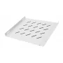 DSIT Baldas fijas para armarios de servidores exteriores de 800 mm de profundidad, 1U, carga de 50 kg, gris claro