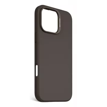 DECODED Funda de silicona antibacteriana para iPhone 16 Pro Max MagSafe negra