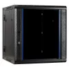 DSIT DS6612-DOUBLE Armario de servidor reversible de pared con puerta de cristal, 600 mm de ancho