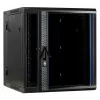 Armario de servidor reversible de montaje en pared DSIT DS6612-DOUBLE con puerta de cristal, 600 mm de ancho