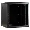 Armario de servidor reversible de montaje en pared DSIT DS6612-DOUBLE con puerta de cristal, 600 mm de ancho