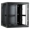 Armario de servidor reversible de montaje en pared DSIT DS6612-DOUBLE con puerta de cristal, 600 mm de ancho
