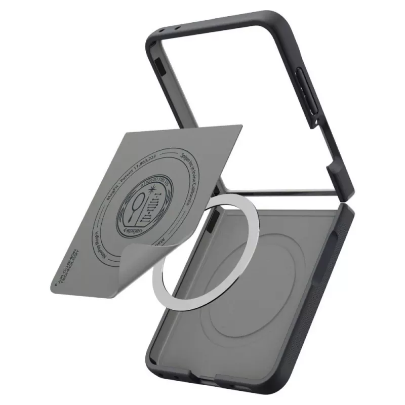 Funda SPIGEN Nano Pop MagSafe para Samsung Galaxy Z Flip8 - Black Sesame