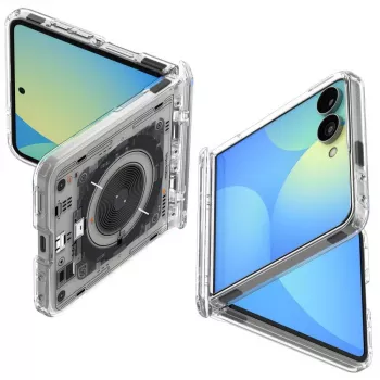 SPIGEN Funda Ultra Hybrid Pro MagSafe para Samsung Galaxy Z Flip8 Neo One – Transparente