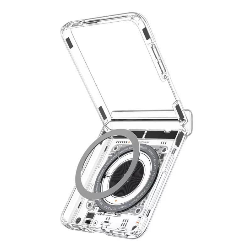 SPIGEN Funda Ultra Hybrid Pro MagSafe para Samsung Galaxy Z Flip8 Neo One – Transparente