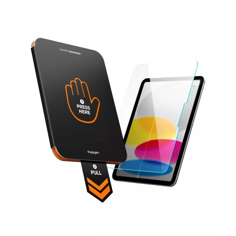 Spigen AlignMaster Glass.tR Protector de pantalla de vidrio templado para iPad 10,9