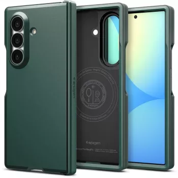 Spigen Funda Tough Armor Pro MagSafe para Samsung Galaxy Z Fold 8 Ultra - Abyss Green