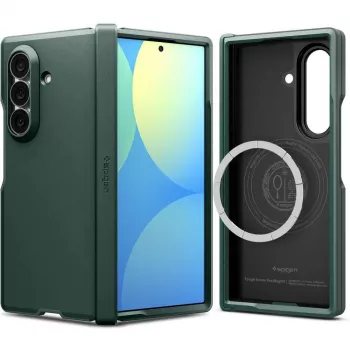 Spigen Funda Tough Armor Pro MagSafe para Samsung Galaxy Z Fold 8 Ultra - Abyss Green