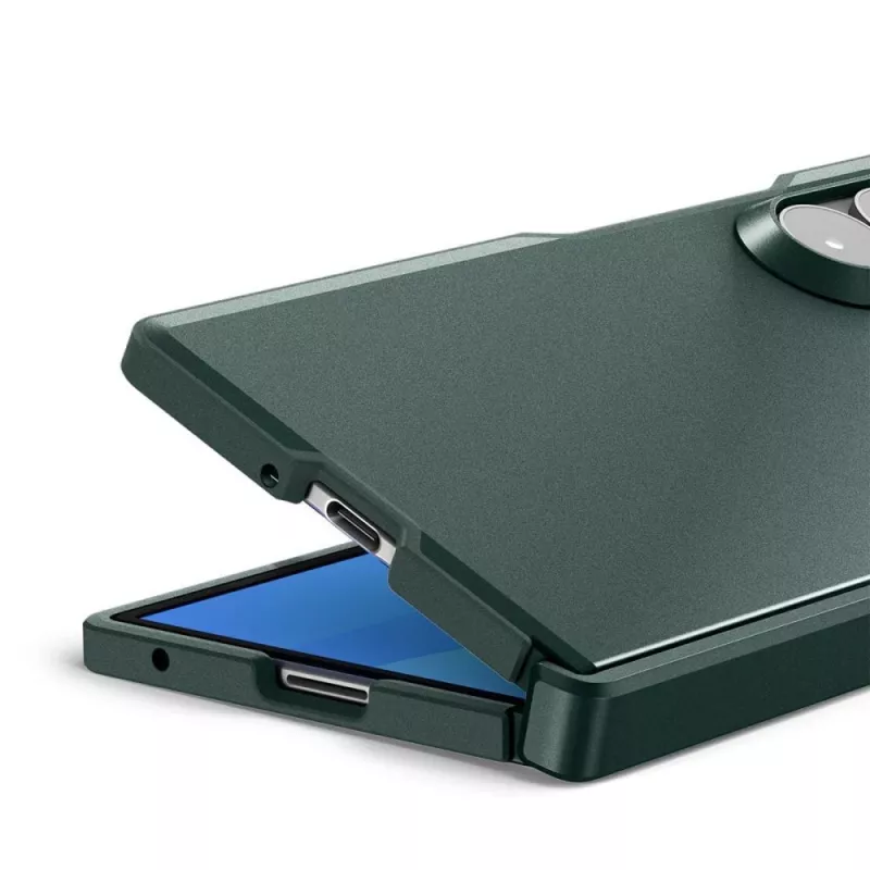 Spigen Funda Tough Armor Pro MagSafe para Samsung Galaxy Z Fold 8 Ultra - Abyss Green