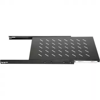 DSIT DS-UH80 Bandeja deslizante para rack 1U, carga 18 kg, 640 mm de profundidad, negro