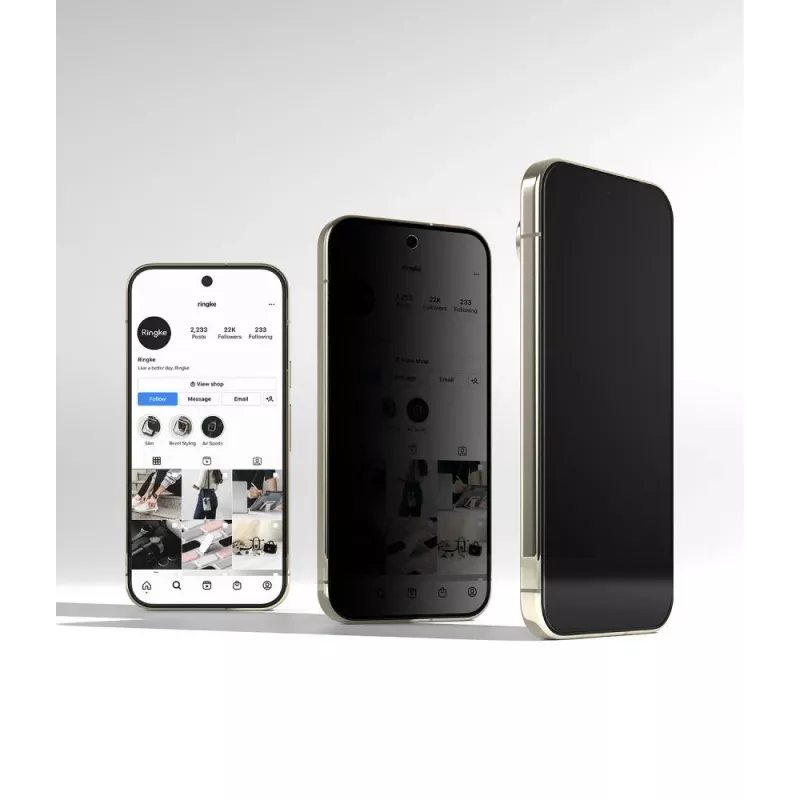Ringke Easy Slide pack de 2 protectores de pantalla Privacy de vidrio templado para Google Pixel 9 Pro XL / 10 Pro XL / 11 Pro XL