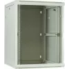 DSIT Armario de servidor de pared 12U con puerta de cristal, blanco, 600x600x635 mm