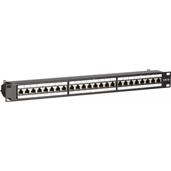DSIT panel de parcheo CAT 6a STP 24 puertos para rack de 19 inch