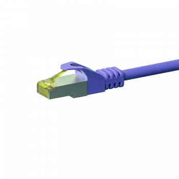DSIT cable de red RJ45 S/FTP (PiMF) Cat.7 de parcheo, violeta, 1,50 m (DC-78-015)