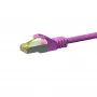 DSIT cable de red RJ45 S/FTP (PiMF) Cat.7, rosa, 50m (DC-79-500)
