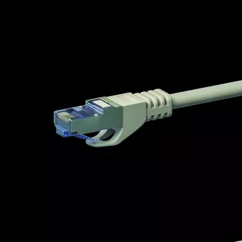 DSIT cable de parcheo de red CAT 6a S/FTP LSOH, 0,5 m, gris (DC-6A1-005)