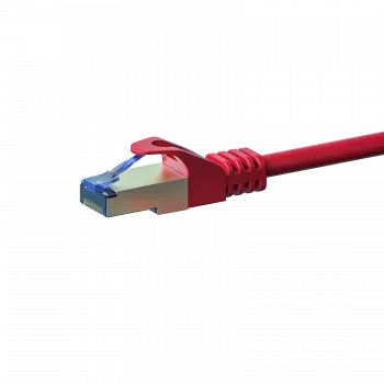 DSIT cable de parcheo Ethernet CAT 6a S/FTP LSOH, 2m, rojo