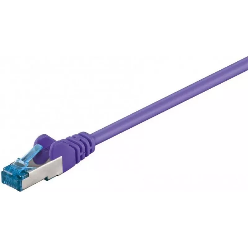 DSIT cable de parcheo de red CAT 6a S/FTP LSOH, 5 m, violeta