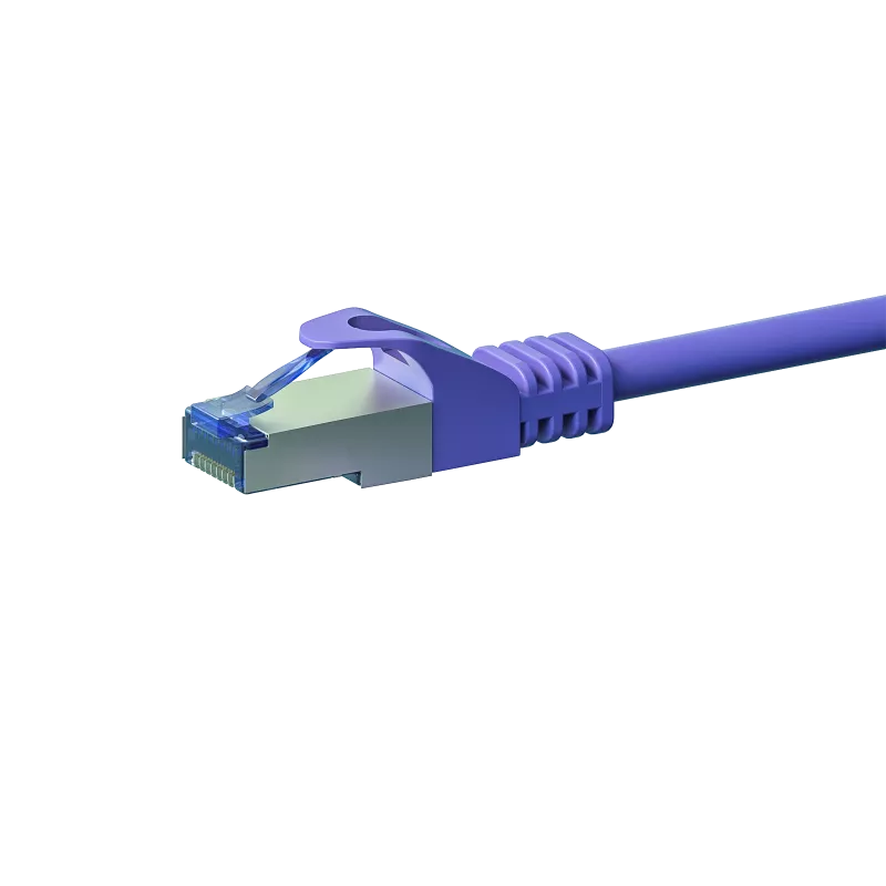 DSIT cable de parcheo de red CAT 6a S/FTP LSOH, 5 m, violeta