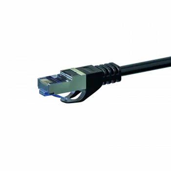 DSIT cable de parcheo de red CAT 6a S/FTP LSOH, 20 m, negro