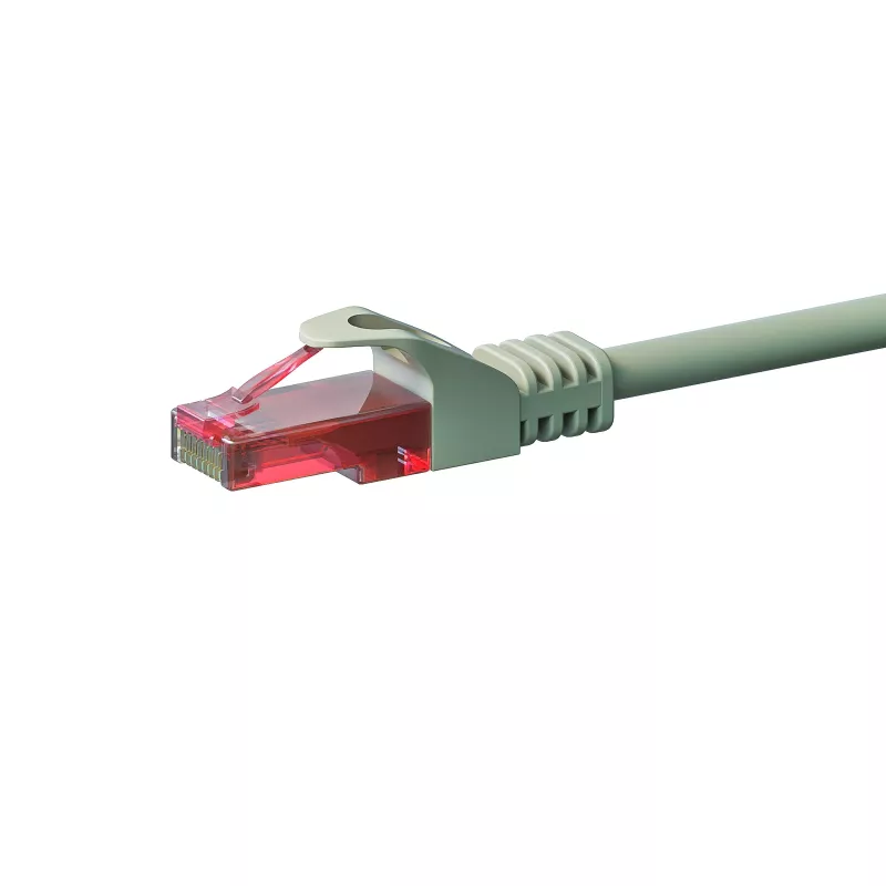 Cable de red DSIT CAT6, U/UTP, 20 m, gris, 100% cobre (DC-61-200)