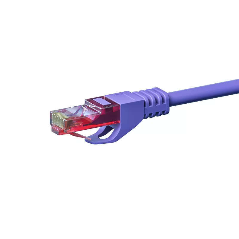 Cable de red DSIT CAT6 U/UTP 30 m violeta 100% cobre cable de parcheo RJ45