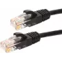 Cable de red DSIT CAT5e U/UTP, 20 m, negro, 100% cobre, RJ45, Gigabit Ethernet