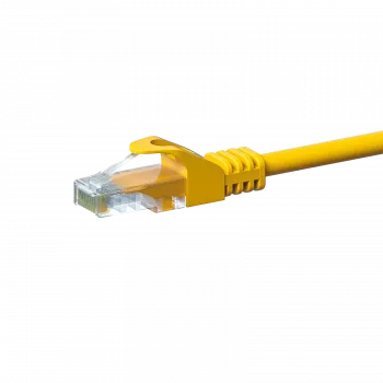 Cable de red DSIT CAT 5e U/UTP, 10 m, amarillo, CCA, RJ45, 1 Gbit/s, 100 MHz