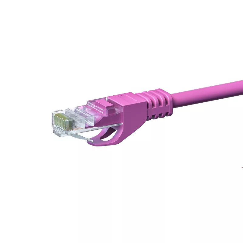 Cable de red DSIT CAT 5e U/UTP 15 m rosa CCA